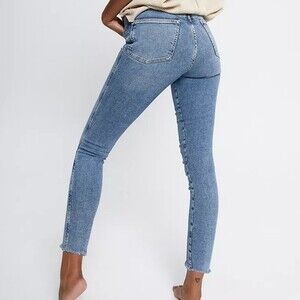 Free People Raw High Rise Jegging size 27 in sierra color
